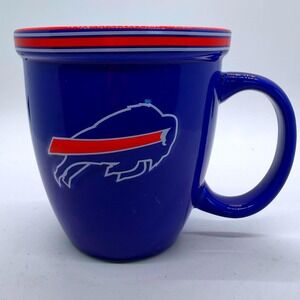 Buffalo Bills NFL Boelter Brands Blue Red Ceramic Coffee Mug Cup 2015 18oz